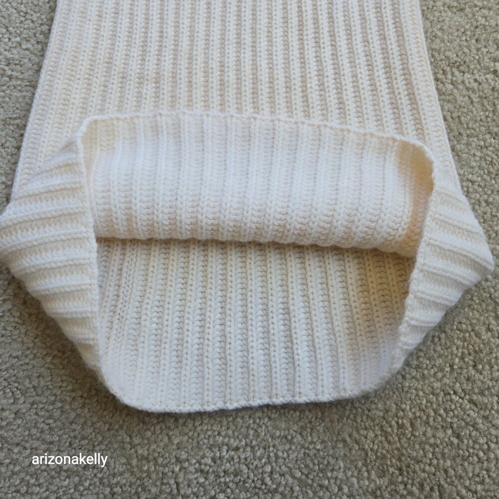 NWOT Malo Cashmere Neck Warmer Ivory - Picture 7 of 15